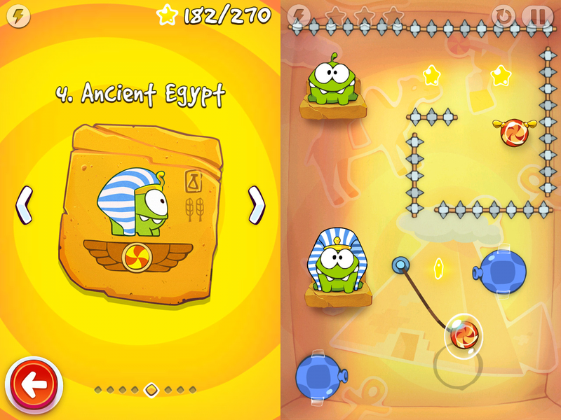 Illustration for article titled The New Cut the Rope Transcends the Laws of Time and Space